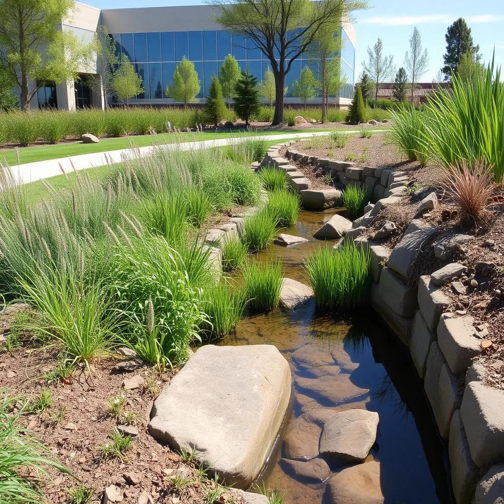 Bioswales in Orangevale, CA — McGuire Earth Works Bioswales project in Orangevale, California by McGuire Earth Works