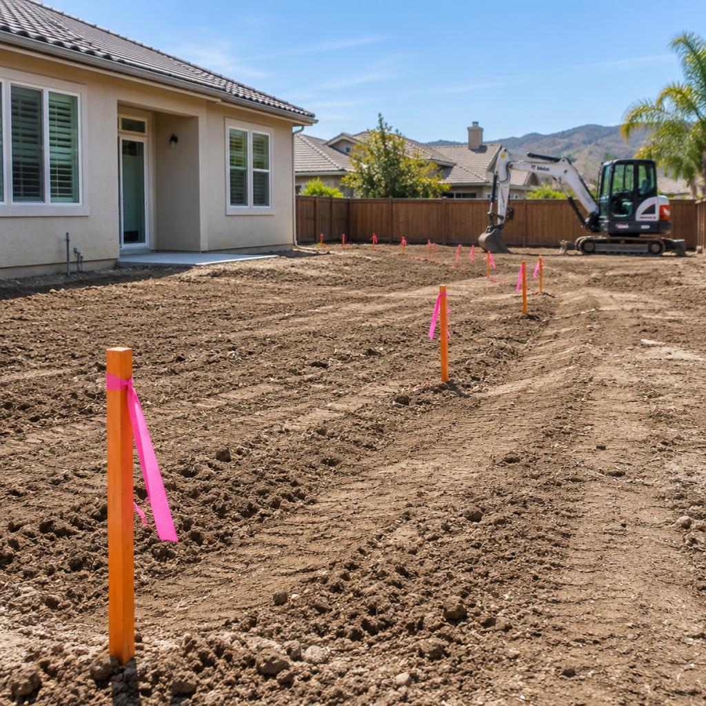 drainage permits in Orangevale, CA — McGuire Earth Works drainage permits project in Orangevale, California by McGuire Earth Works