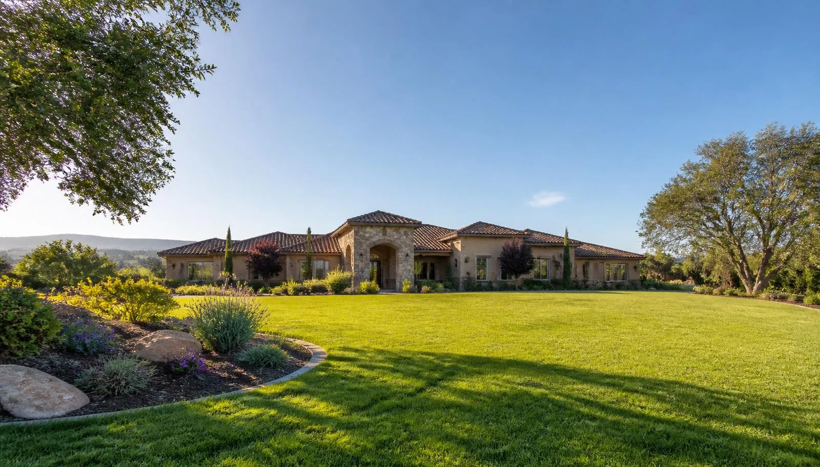 Landscaper in El Dorado Hills, CA — McGuire Earth Works Landscaping project in El Dorado Hills, California by McGuire Earth Works