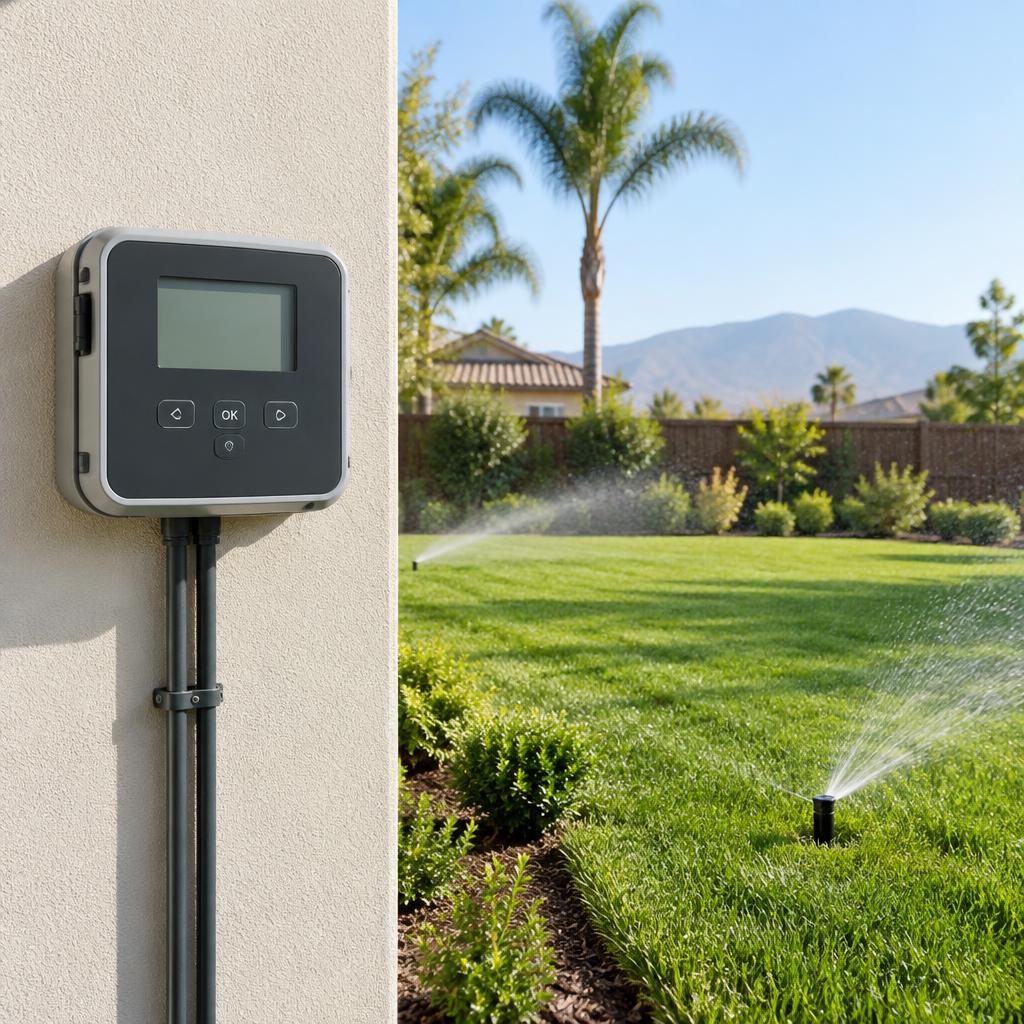 irrigation rebates in Orangevale, CA — McGuire Earth Works irrigation rebates project in Orangevale, California by McGuire Earth Works
