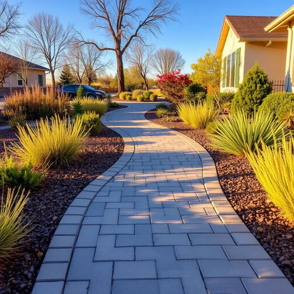 Paver Walkways in Orangevale, CA — McGuire Earth Works Paver Walkways project in Orangevale, California by McGuire Earth Works