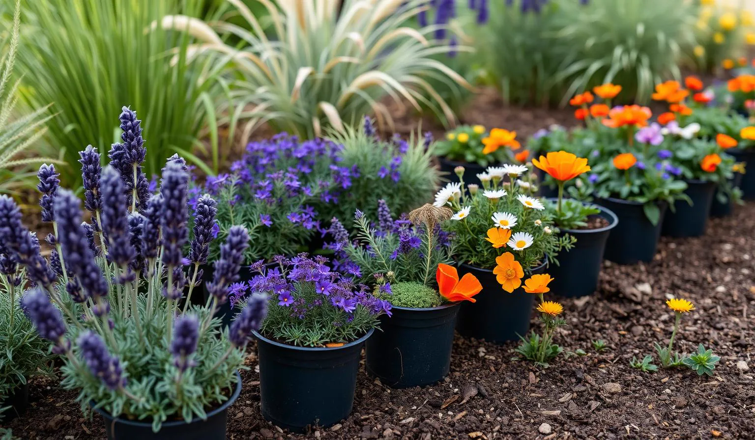 Plant Palette Selection & Layout in Orangevale, CA — McGuire Earth Works Plant Palette Selection & Layout project in Orangevale, California by McGuire Earth Works