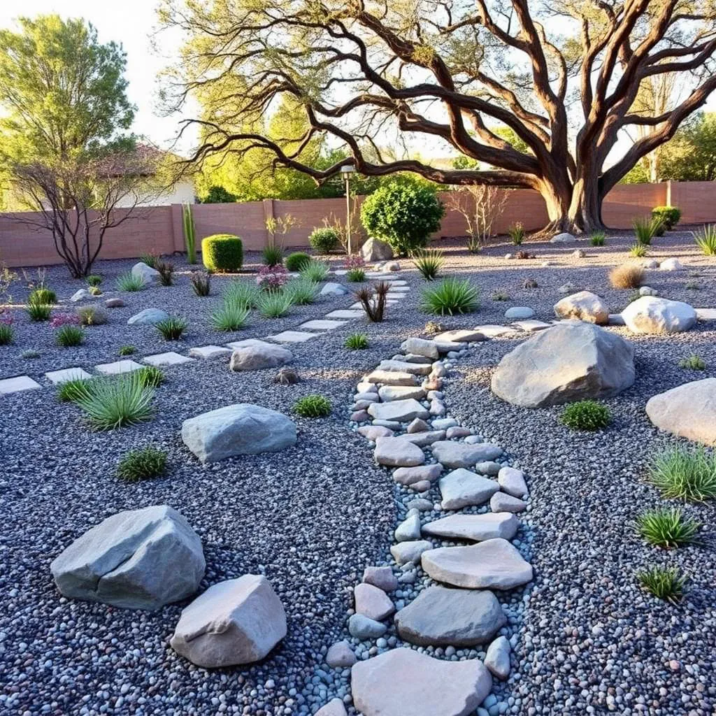 Rock Landscaping in Orangevale, CA — McGuire Earth Works Rock Landscaping project in Orangevale, California by McGuire Earth Works