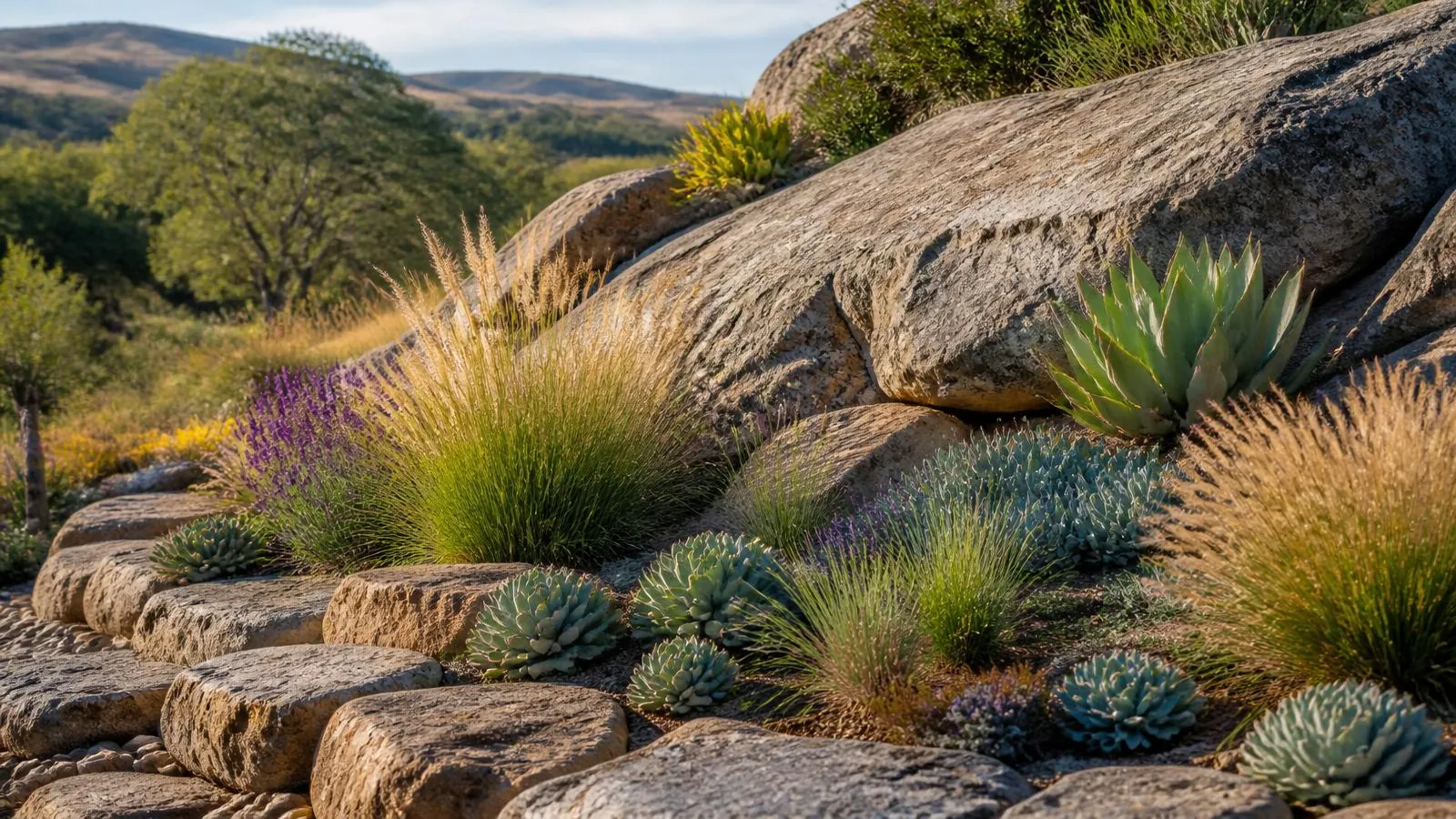 Landscaper in Rocklin, CA — McGuire Earth Works Landscaping project in Rocklin, California by McGuire Earth Works