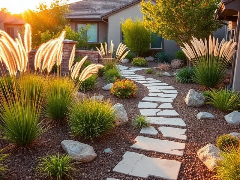 Landscape Design service example in Orangevale, CA by McGuire Earth Works
