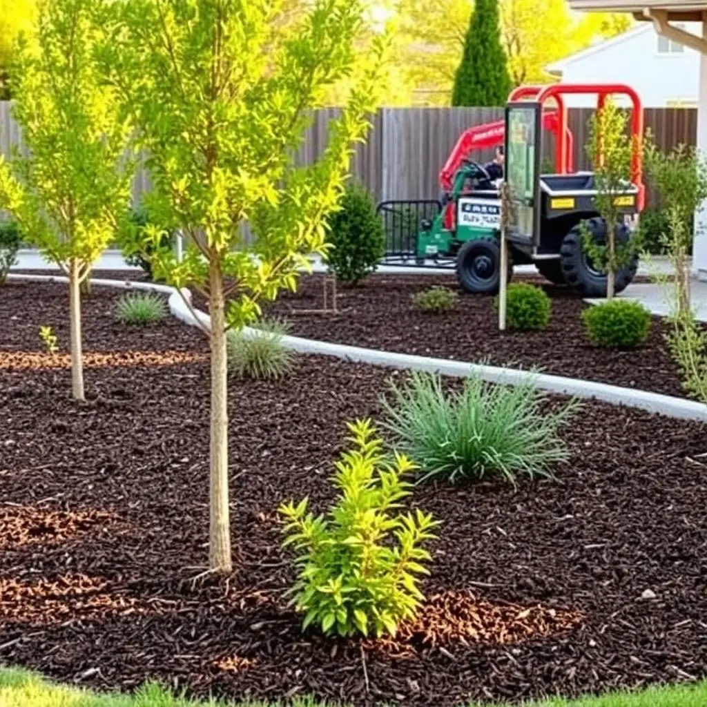 Landscape Installation service example in Orangevale, CA by McGuire Earth Works